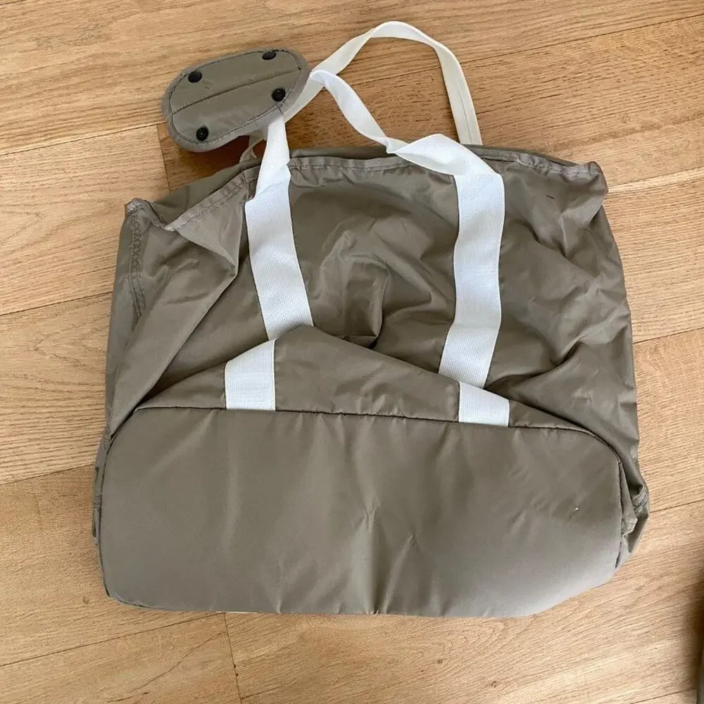 Nike x RM72 Nominated Set of Duffel & Tote Bag in Tan and Cream